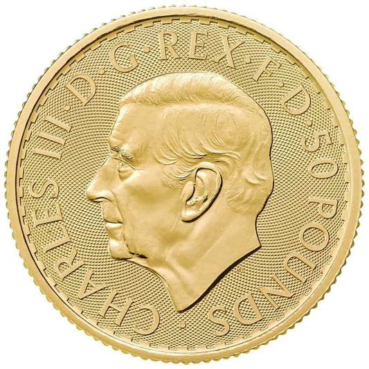 1/2 oz Gold Britannia Coin 2026 — reverse