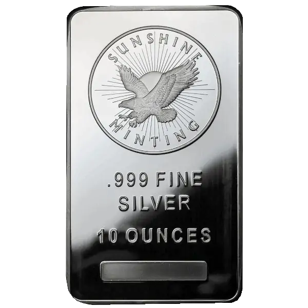 10 oz Silver Bar (Best Value)