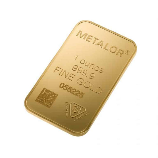 Metalor 1 oz Gold Bar