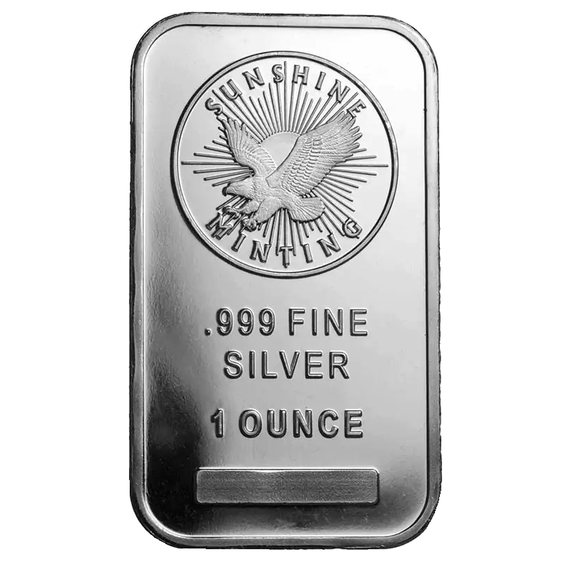 1 oz Silver Bar (Best Value)