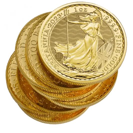 2024 1oz Gold Britannia KCIII Coins – Tube of 10 Coins