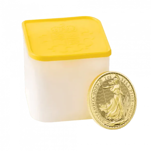 2024 1oz Gold Britannia KCIII Coins – Mega Box (100 Coins)