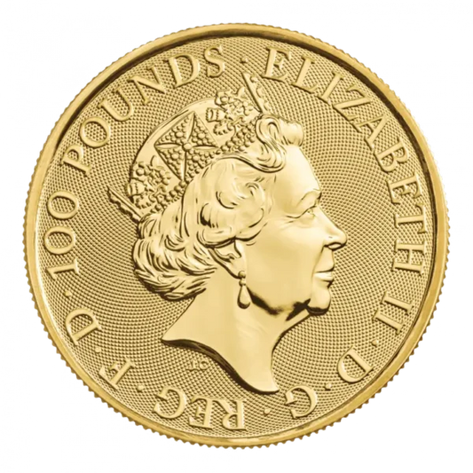 2023 King Arthur Myths & Legends QEII 1oz Gold Coin