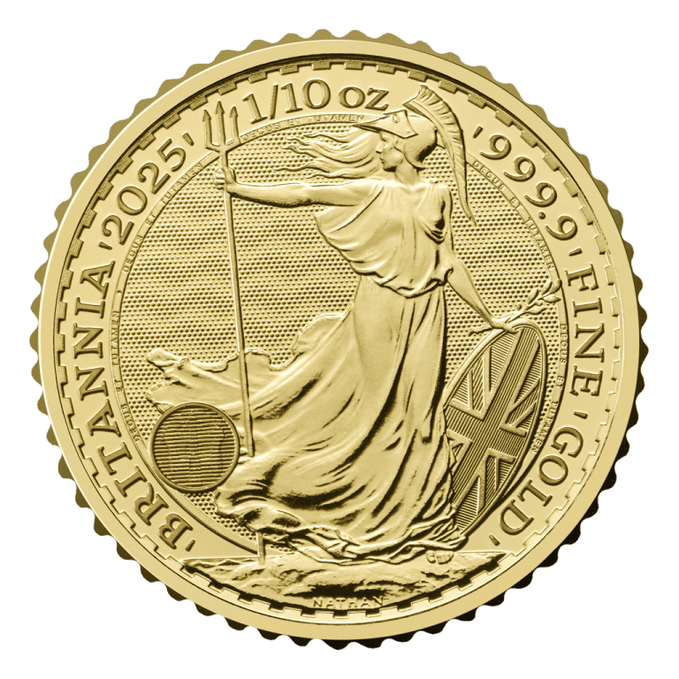 2025 1/10oz Gold Britannia Coin – King Charles III