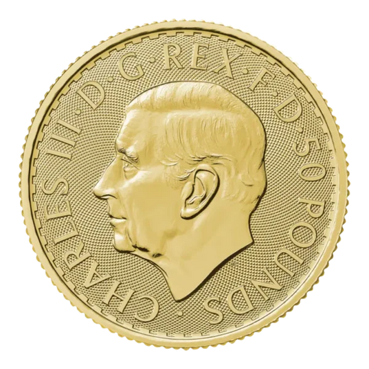 1/2oz Gold Britannia King Charles III Coin 2025