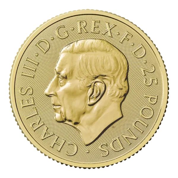 2025 1/4oz Gold Britannia King Charles III Coin
