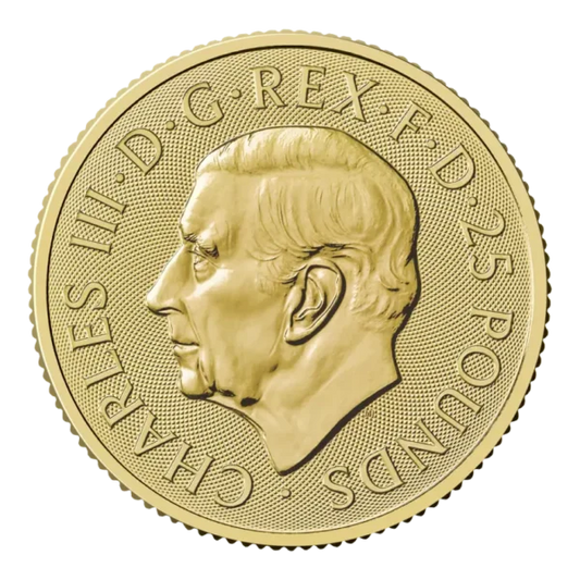 2025 1/4oz Gold Britannia King Charles III Coin