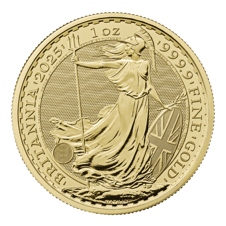 2025 1oz Gold Britannia King Charles III Coin