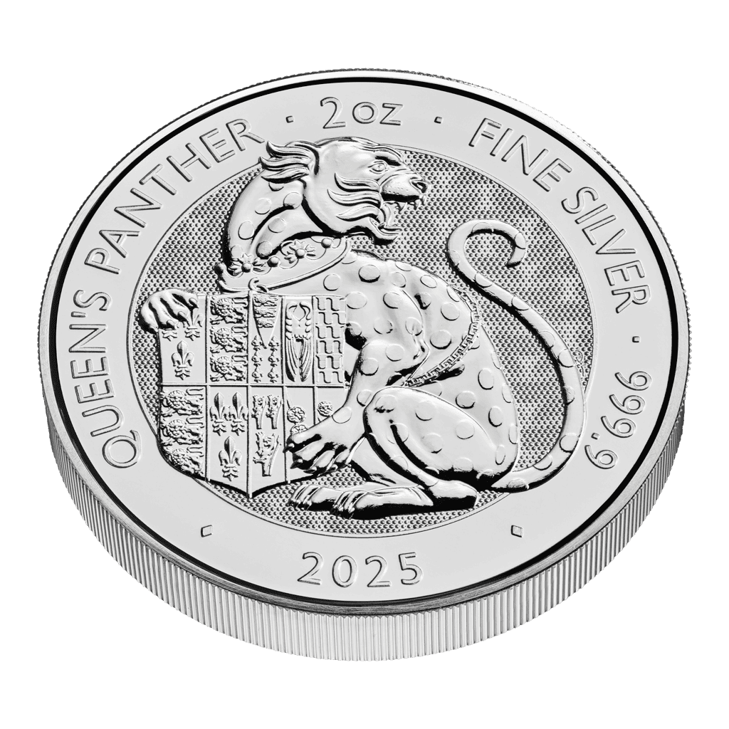 The Queen’s Panther – Tudor Beasts 2oz Silver Coin 2025