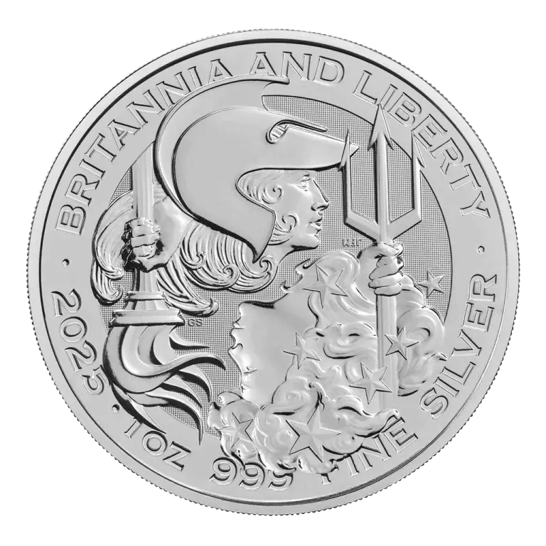 The Liberty and Britannia 1oz Silver Coin 2025