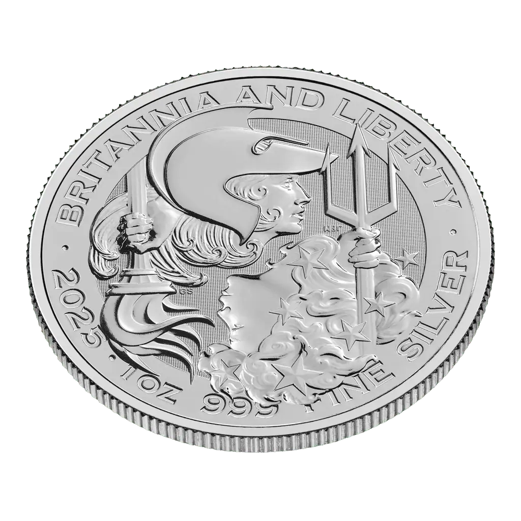 The Liberty and Britannia 1oz Silver Coin 2025