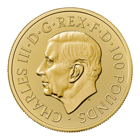 St George and the Dragon 1oz Gold Coin 2024 — obverse