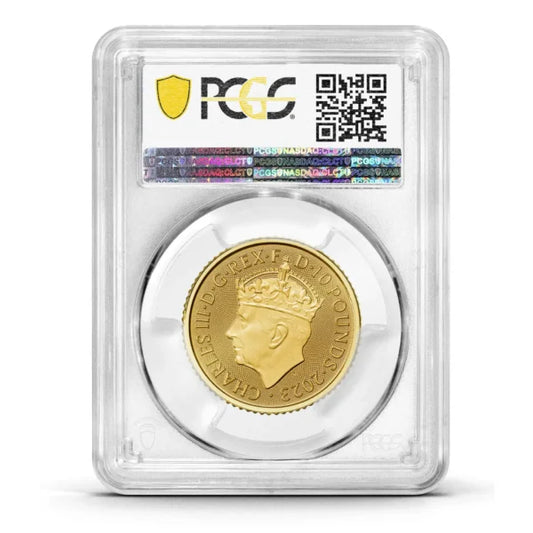 PCGS Certified 2023 Coronation Britannia 1oz Gold Coin