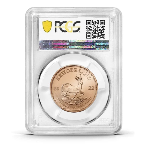 PCGS Certified 2022 Krugerrand 1oz Gold Coin