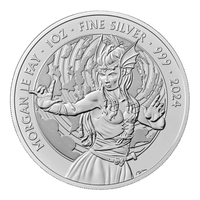 Morgan le Fay Myths & Legends 1oz Silver Coin 2024