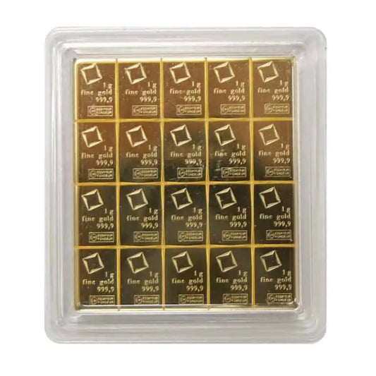 Valcambi CombiBar 20 x 1 Gram Gold Bar
