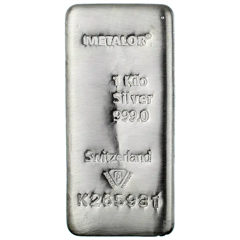 Metalor 1 Kilo Silver Bar