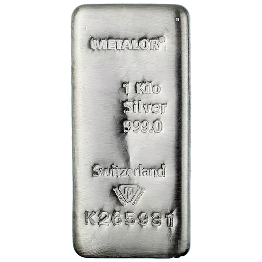 Metalor 1 Kilo Silver Bar