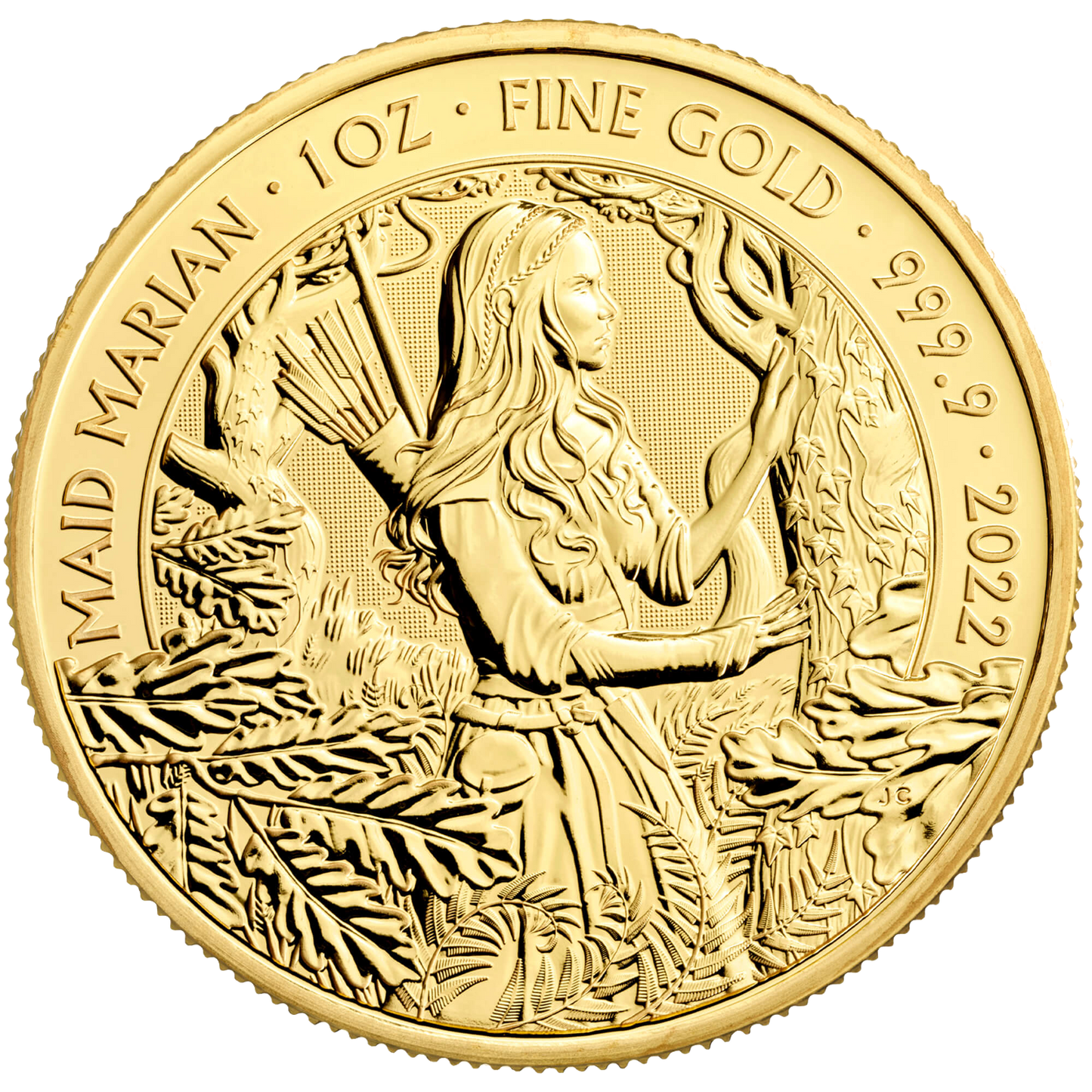 2022 Maid Marian Myths & Legends 1oz Gold Coin