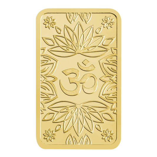 Om 5 Grams Gold Bar — reverse