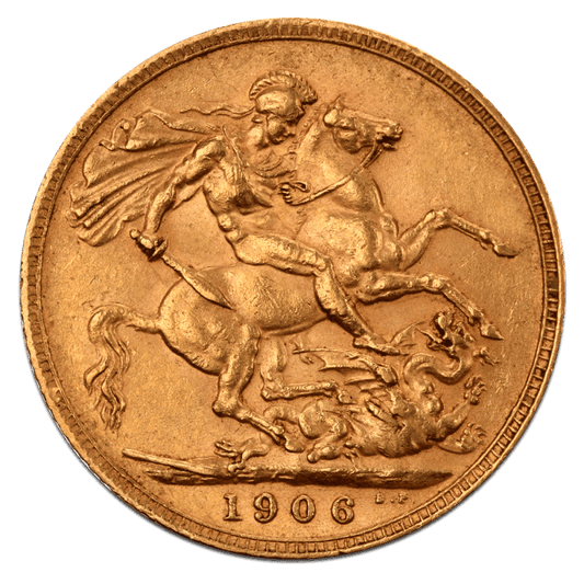 Sovereign Edward VII Gold Coin — obverse