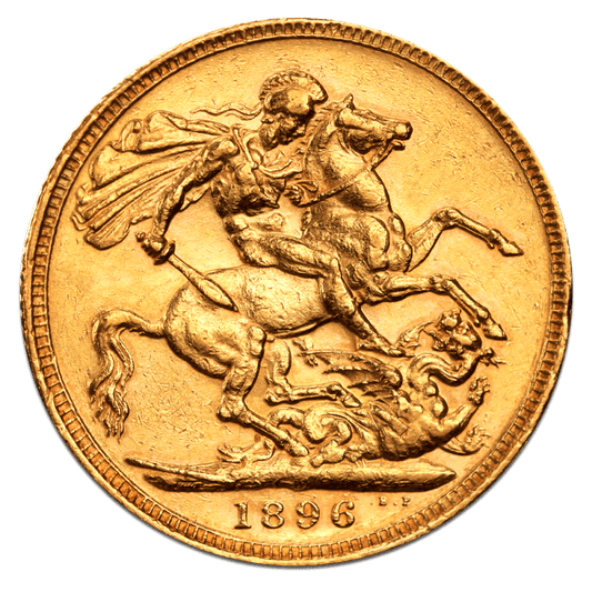 Gold Sovereign Victoria – Old Head — obverse