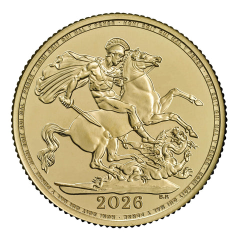 2026 Gold Sovereign — reverse