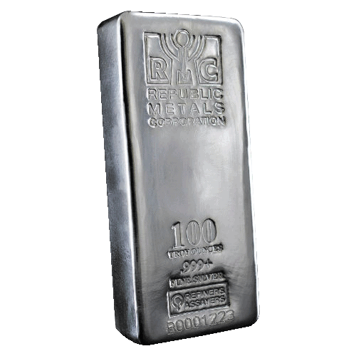 100 oz Silver Bar (Best Value)