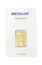 Metalor 10 Grams Gold Bar