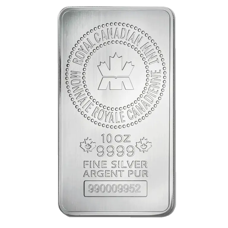 10 oz Silver Bar (Best Value)