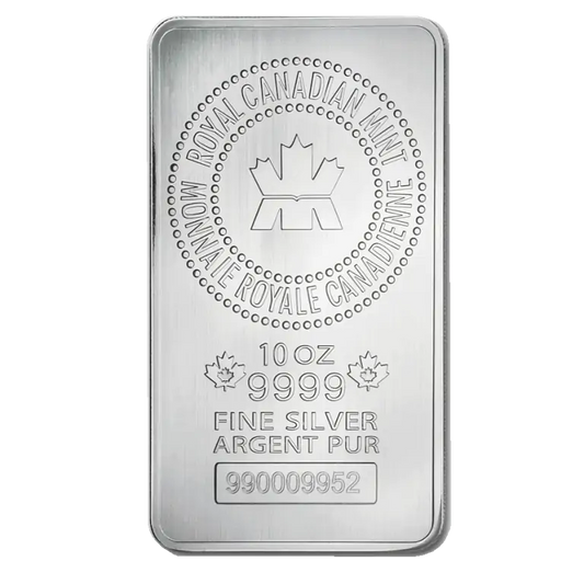 10 oz Silver Bar (Best Value)