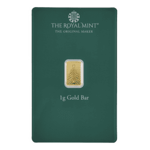 1g Christmas Minted Gold Bar — in gift pack