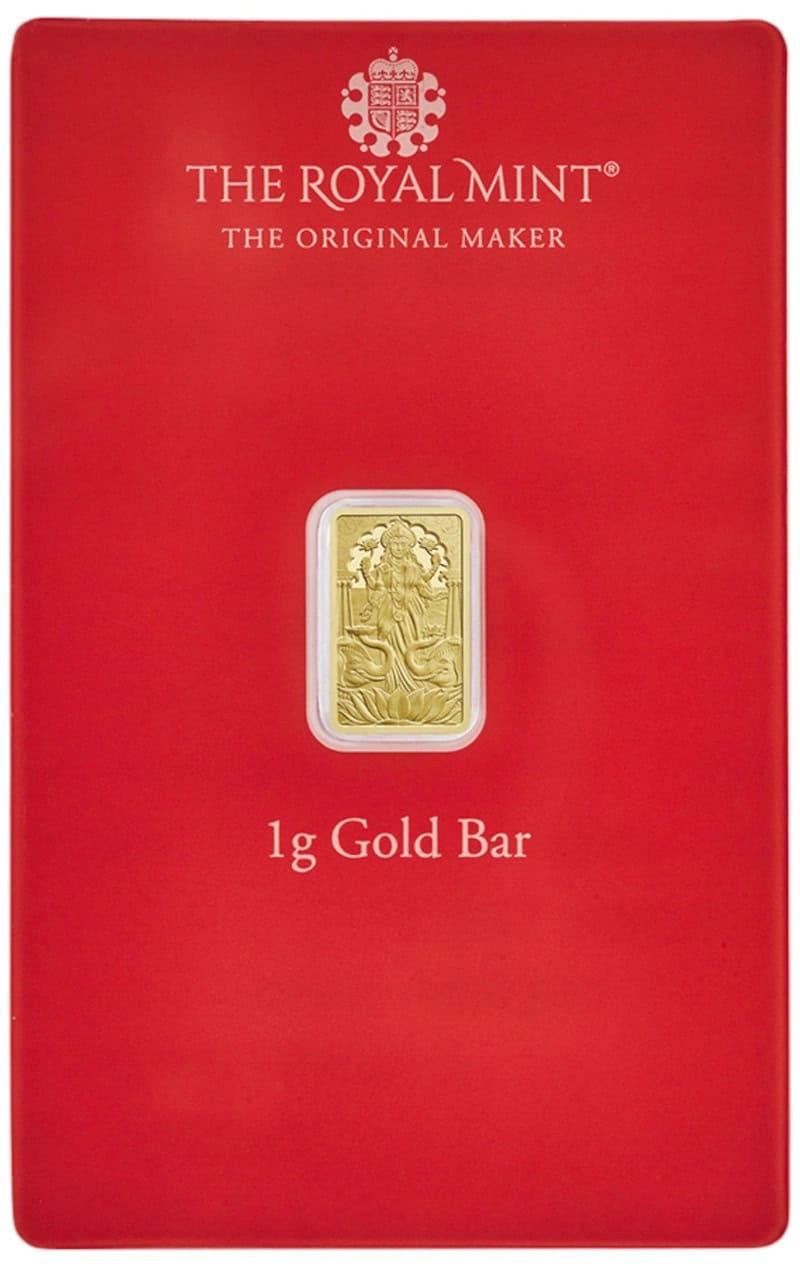 1g Lakshmi Gold Bar