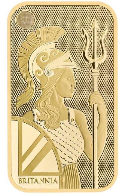 1oz Gold Britannia Minted Bar — front
