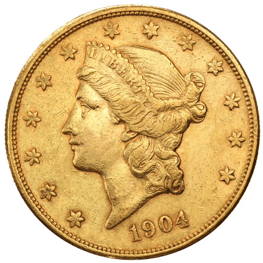 20 Dollars Double Eagle Liberty Head Gold Coin (Mixed Years) — obverse
