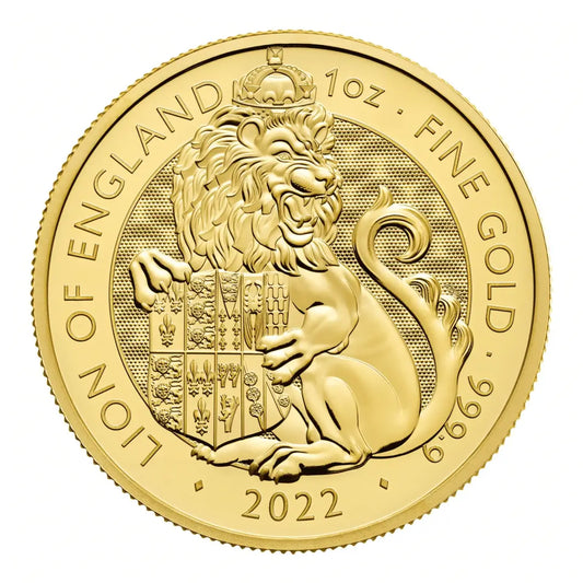 2022 Lion of England – Tudor Beast 1oz Gold Coin