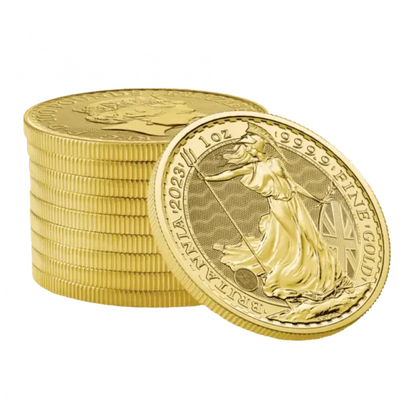 2024 1oz Gold Britannia KCIII Coins – Tube of 10 Coins
