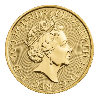 2023 King Arthur Myths & Legends QEII 1oz Gold Coin
