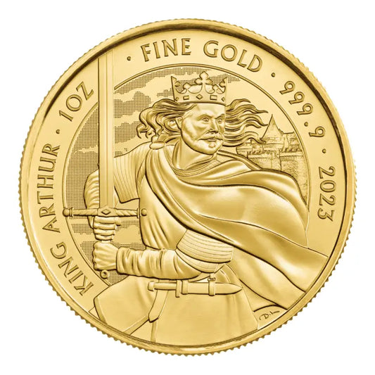 2023 King Arthur Myths & Legends QEII 1oz Gold Coin