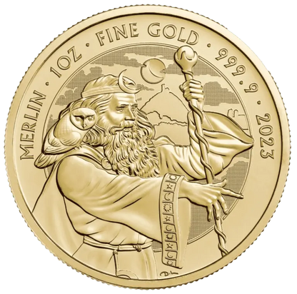 2023 Merlin Myths & Legends 1oz Gold Coin
