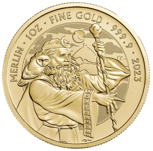 2023 Merlin Myths & Legends 1oz Gold Coin