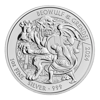 Beowulf Myths and Legends 1oz Silver Coin 2024