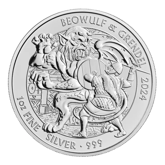 Beowulf Myths and Legends 1oz Silver Coin 2024