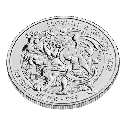 Beowulf Myths and Legends 1oz Silver Coin 2024
