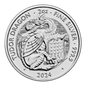 The Tudor Beasts Dragon 2oz Silver Coin 2024