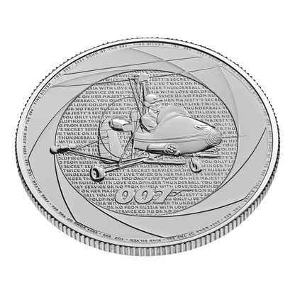Six Decades of 007: Bond of the 1960s 2024 1oz Silver Coin