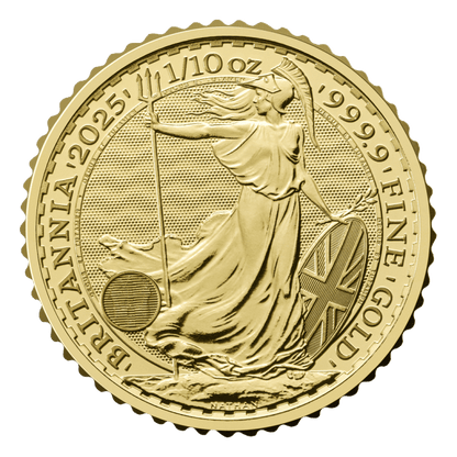 2025 1/10oz Gold Britannia Coin – King Charles III