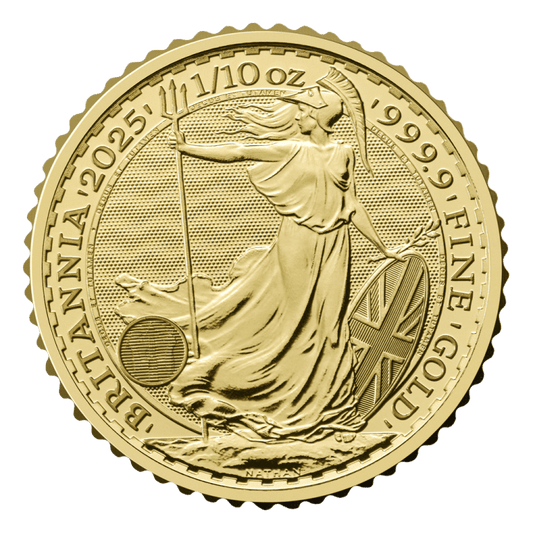 2025 1/10oz Gold Britannia Coin – King Charles III