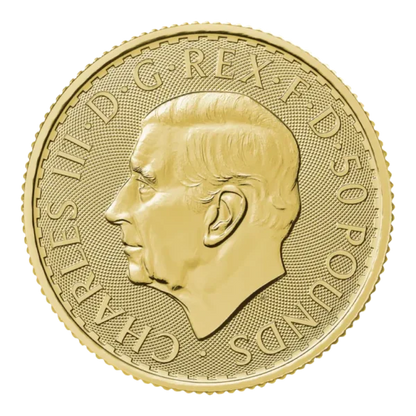 1/2oz Gold Britannia King Charles III Coin 2025