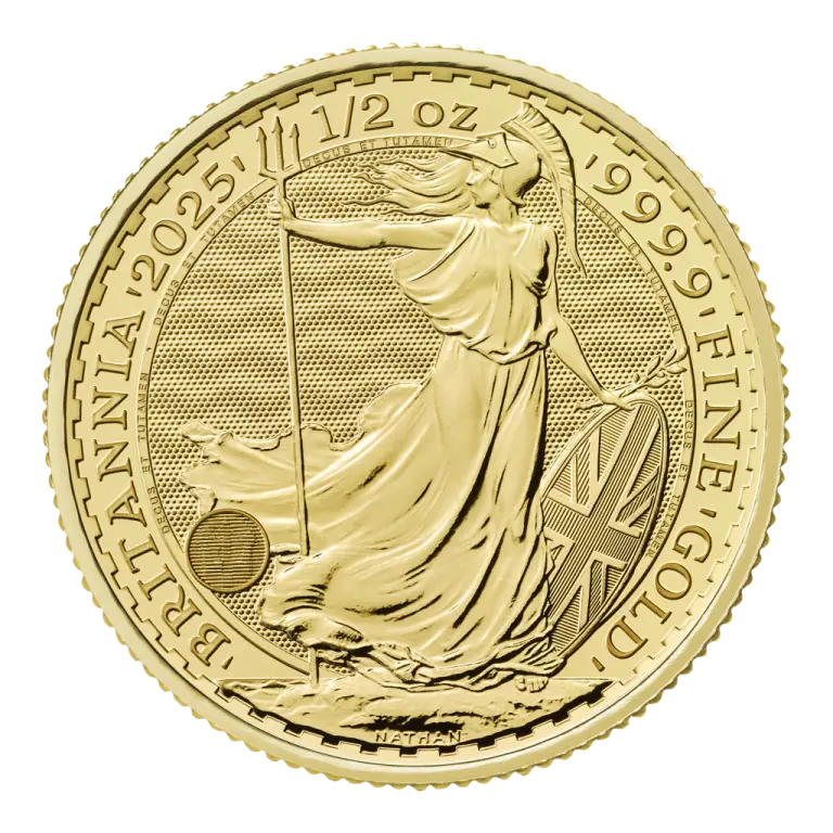 1/2oz Gold Britannia King Charles III Coin 2025